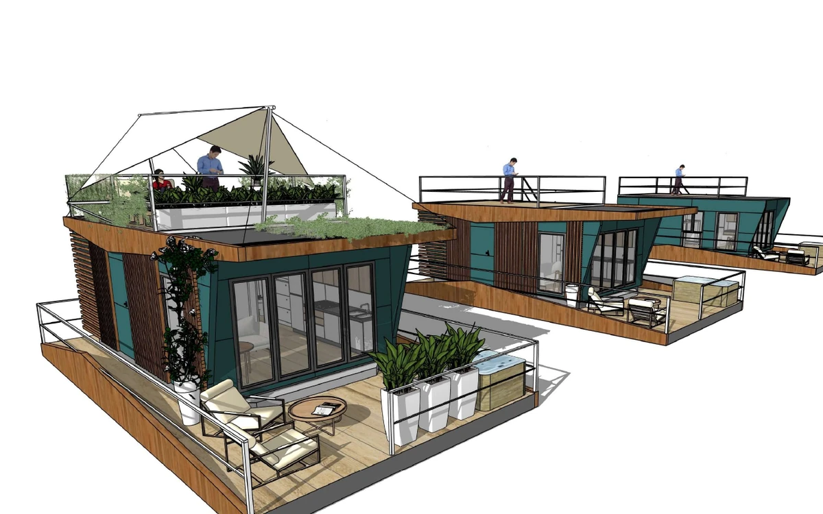 Architektonické provedení Yacht-House