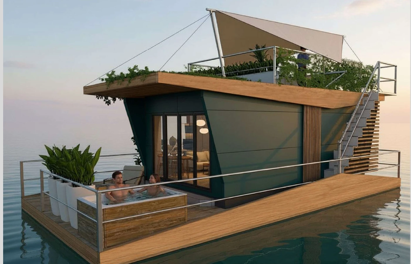 Yacht-House na vodě